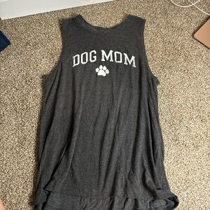 Super soft dog mom tank top